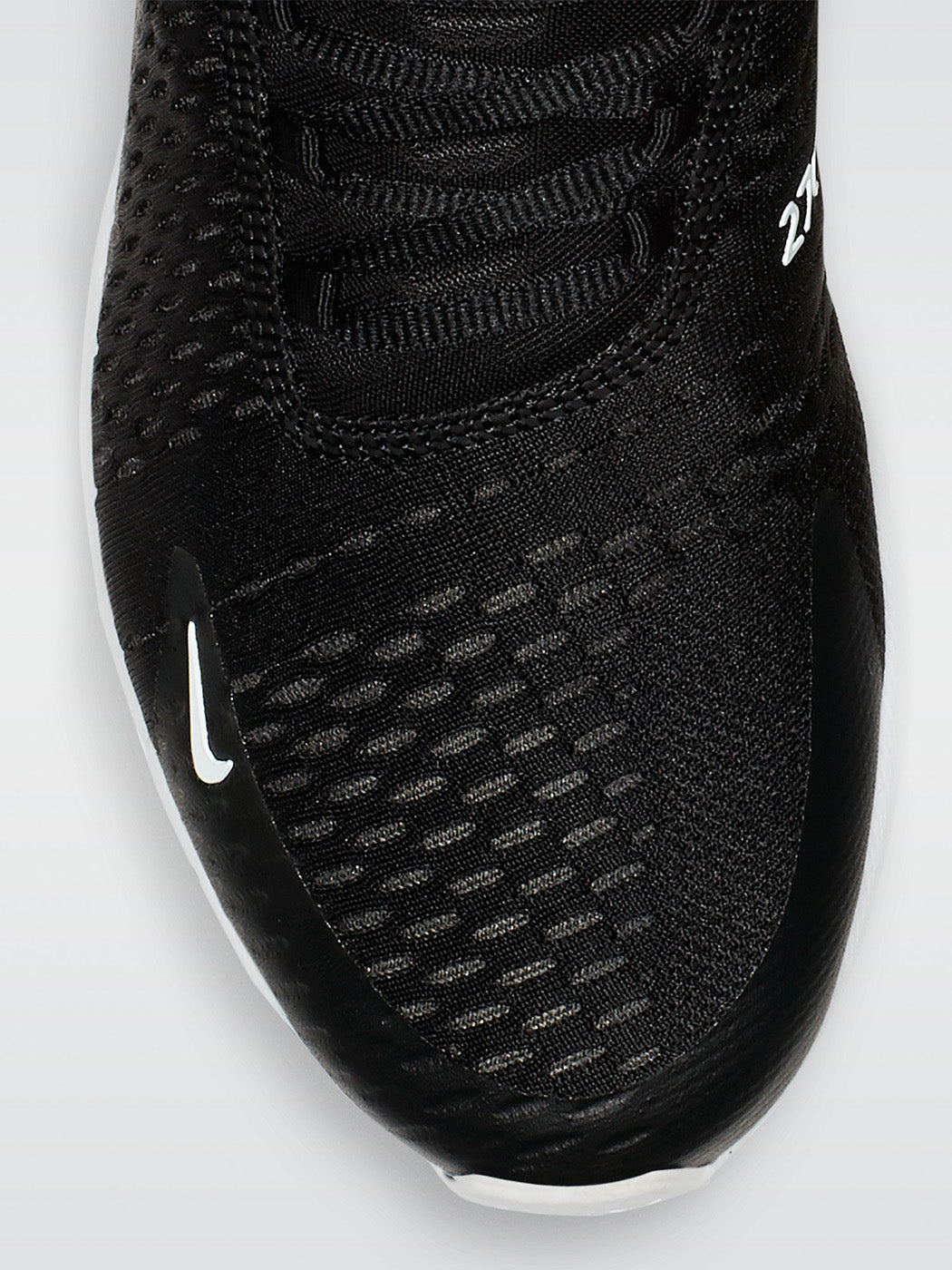 CARBON38 Nike Air Max 270 Urban Cushion Sneakers in Sleek Black/Anthracite & Bright White 